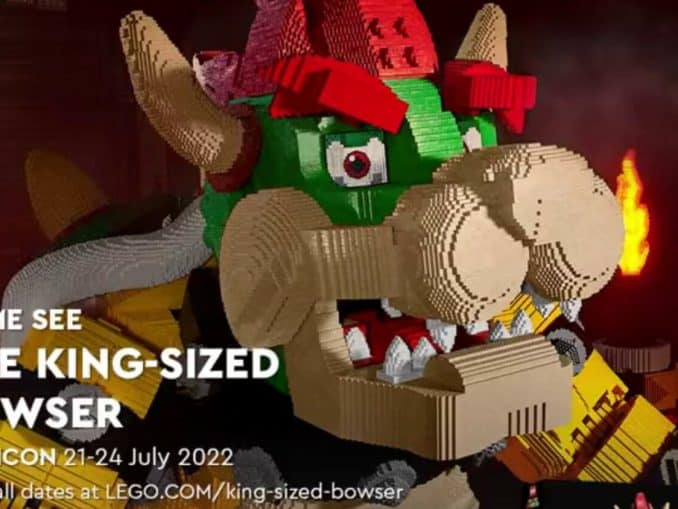 News - 14ft LEGO Bowser at San Diego Comic-Con 