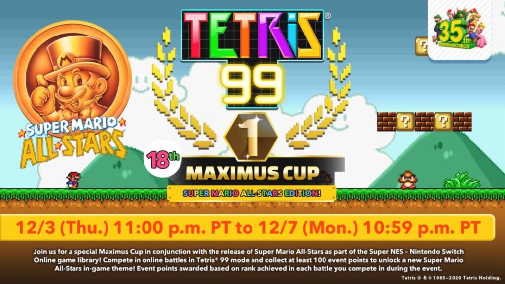 18th Tetris 99 Maximus Cup