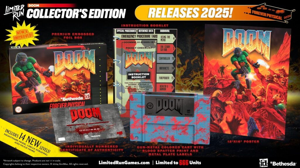 A Fiery New DOOM Version Announced for SNES by Limited Run Games at QuakeCon 2024