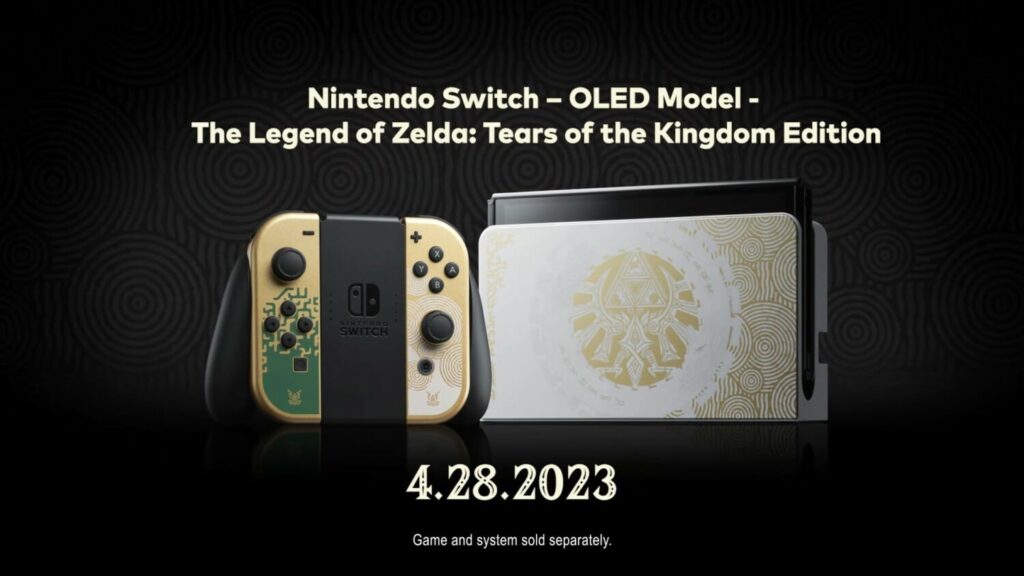 A New Nintendo Switch OLED Model: The Legend of Zelda – Tears of the Kingdom Edition