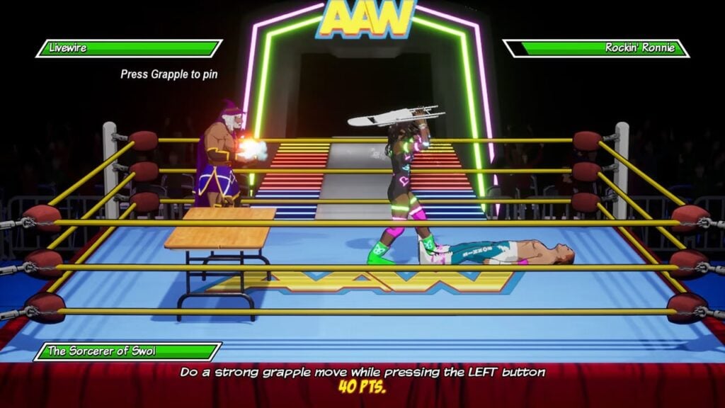 Action Arcade Wrestling – First 25 minutes
