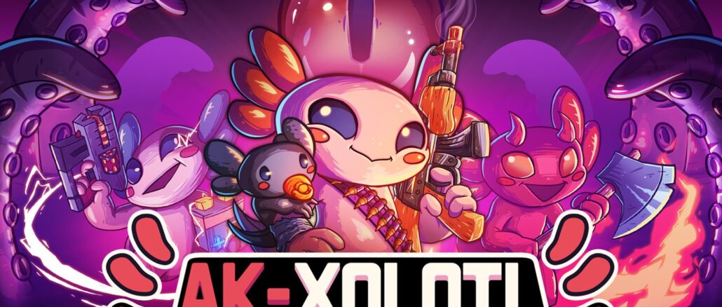 AK-xolotl: de leukste Roguelike Shooter met AK-zwaaiende Axolotls