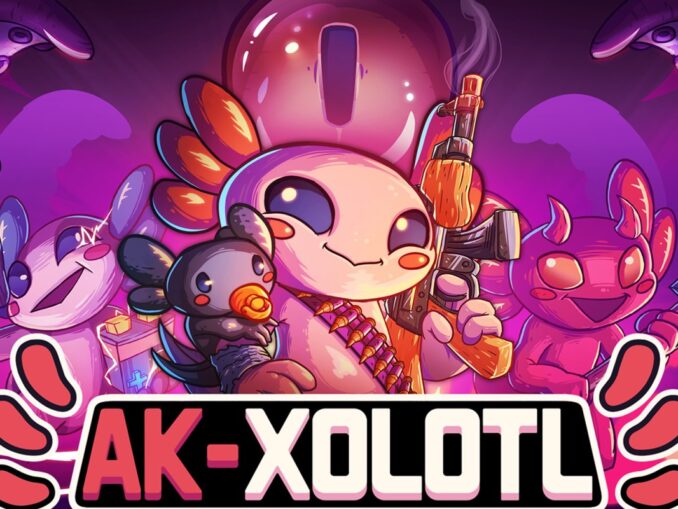 Nieuws - AK-xolotl: de leukste Roguelike Shooter met AK-zwaaiende Axolotls 