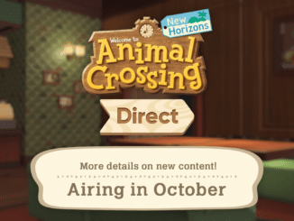 Animal Crossing Direct in October, New Horizons free update in November