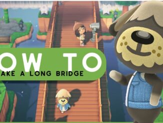 Animal Crossing New Horizons – Build a long bridge