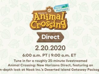 Animal Crossing: New Horizons Direct aangekondigd – 20 Februari