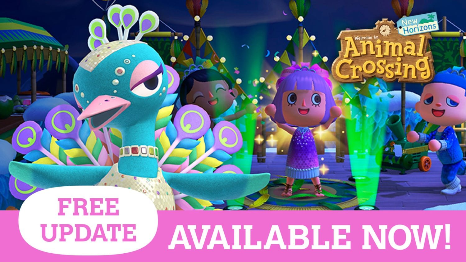 Animal Crossing: New Horizons Festivale update available