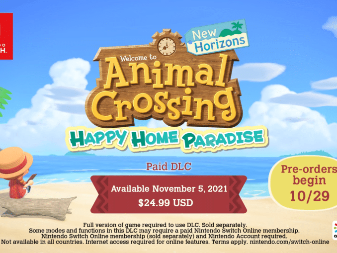 Nieuws - Animal Crossing: New Horizons – Happy Home Paradise – Betaalde DLC aangekondigd 