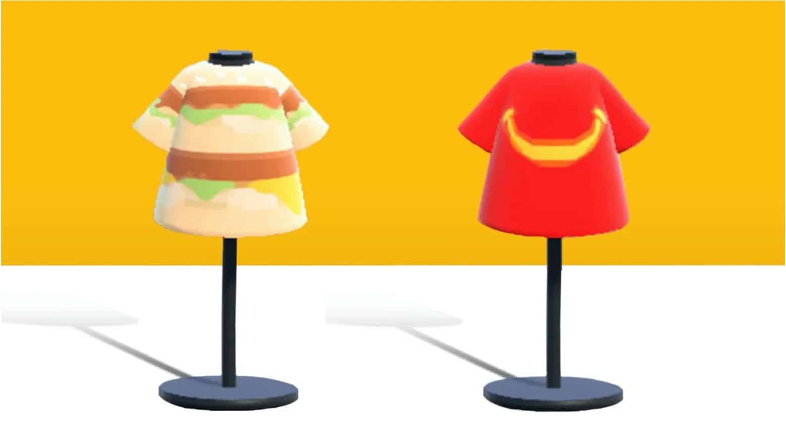 Animal Crossing New Horizons heeft officiële kleding van McDonald’s
