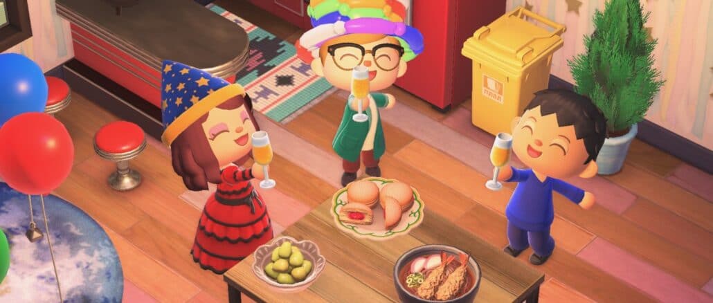 Animal Crossing: New Horizons – Seizoensartikelen voor het nieuwe jaar beschikbaar