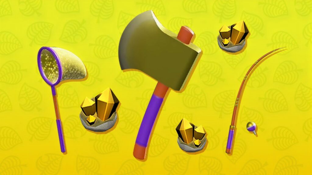 Animal Crossing: New Horizons – Unlock All Golden Tools