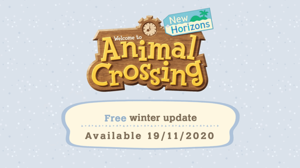 Animal Crossing: New Horizons winter update 2020 soon Animal Crossing: New Horizons winter update 2020 soon