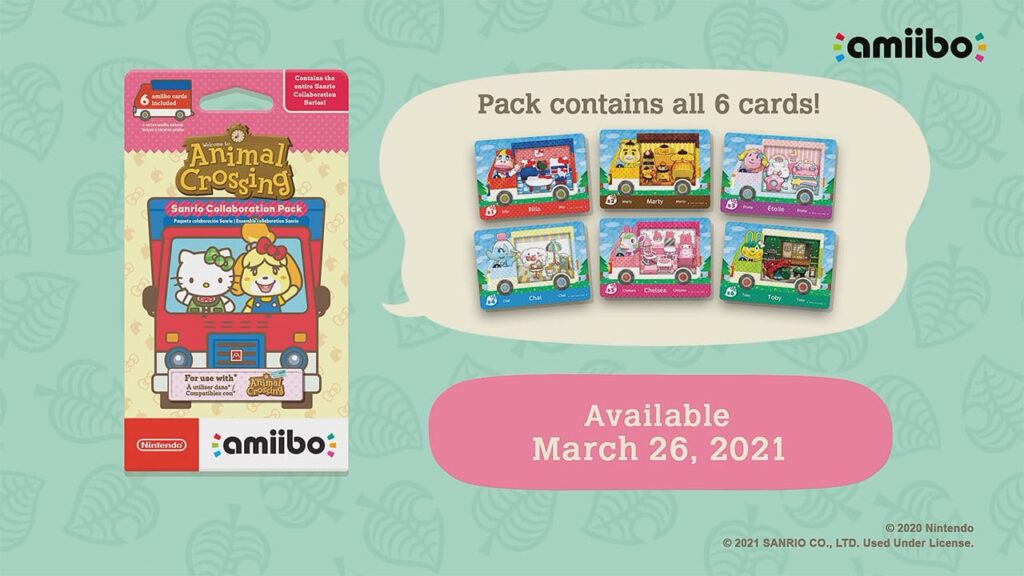 Animal Crossing – Sanrio Amiibo kaarten en scalpers