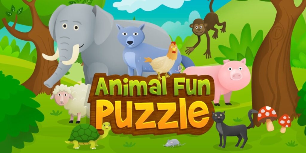 Animal Fun Puzzle – Preschool and kindergarten learning and fun game for toddlers and kids