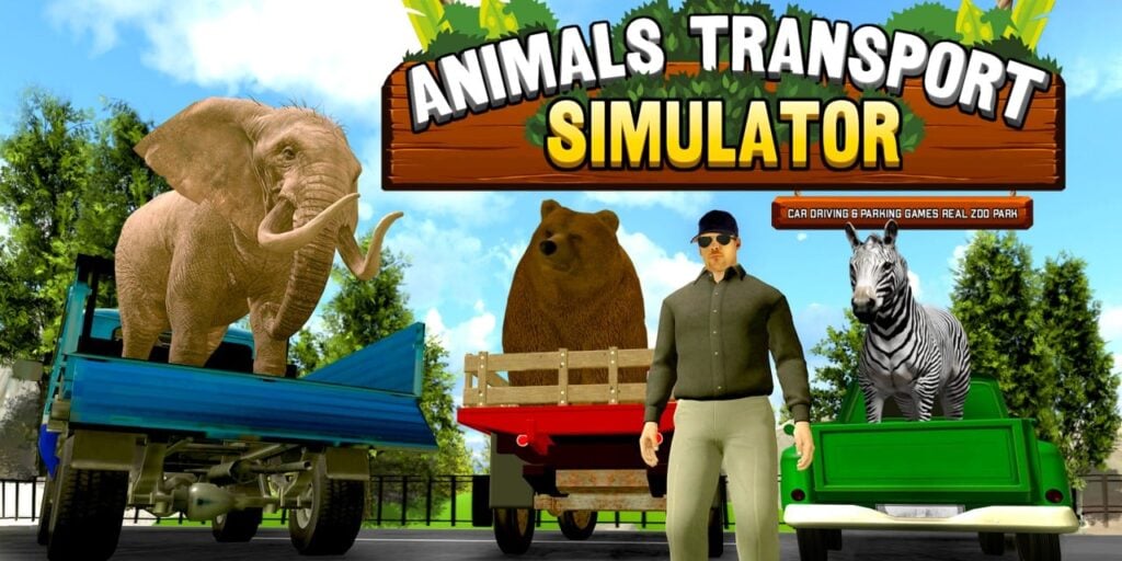 Animals Transport Simulator – Car Driving & Parking Games Real Zoo Park