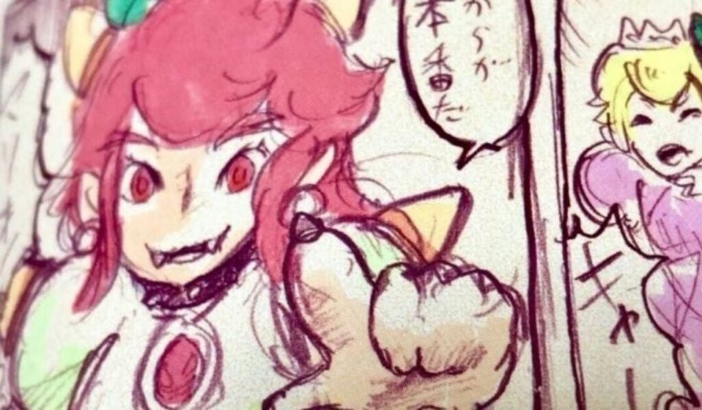 Art Of Super Mario Odyssey shows Bowsette?