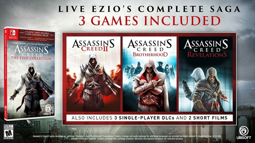 Assassin’s Creed: The Ezio Collection komt uit op 17 februari 2022