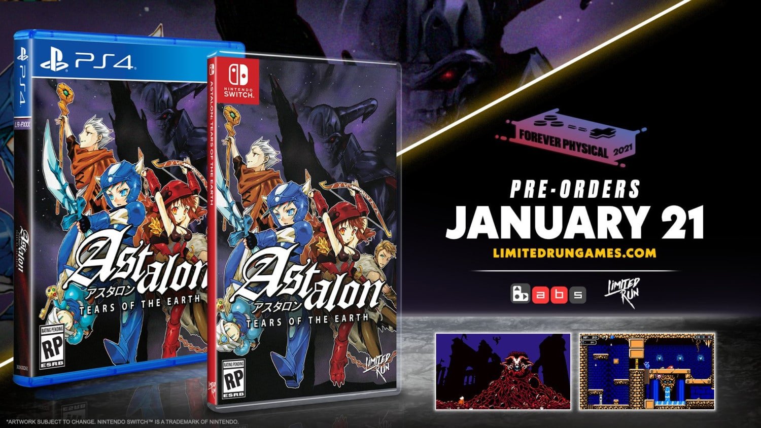 Astalon: Tears Of The Earth – Fysieke edities, pre-orders begonnen op 21 januari