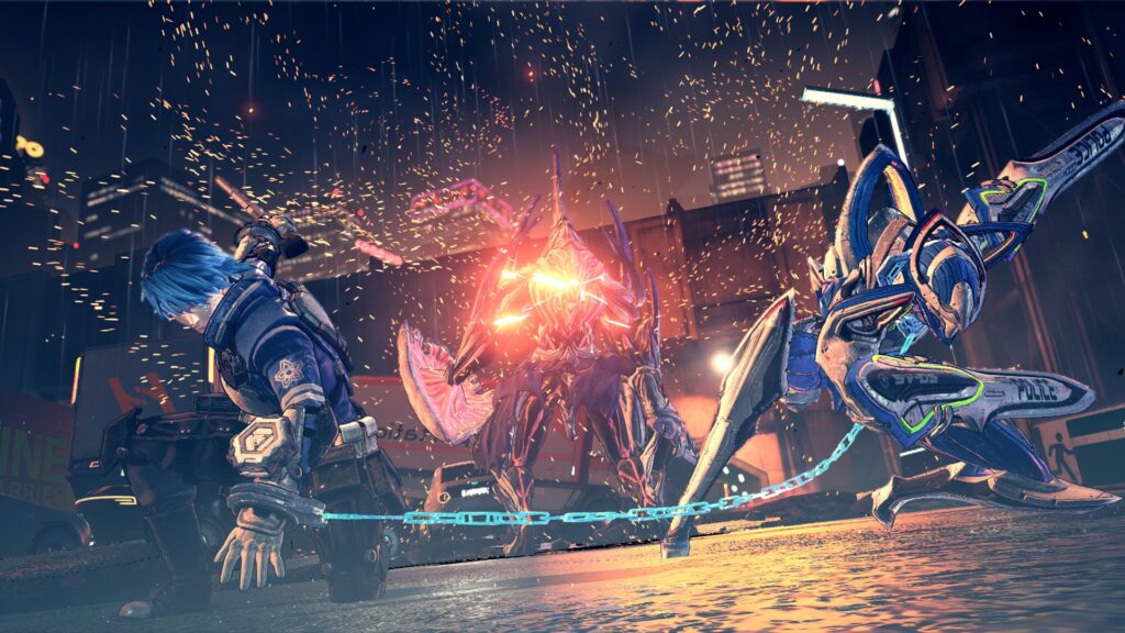 Astral Chain – Sword Legion Gameplay Footage
