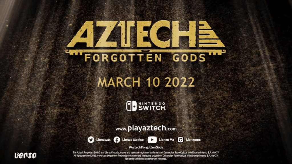 Aztech: Forgotten Gods is coming May 10th