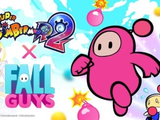 Bean Bomber: Fall Guys-samenwerking in Super Bomberman R 2