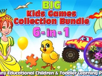 Release - Big Kids Games Collection Bundle 6-in-1 Funny Educational Children & Toddler Learning Pack 