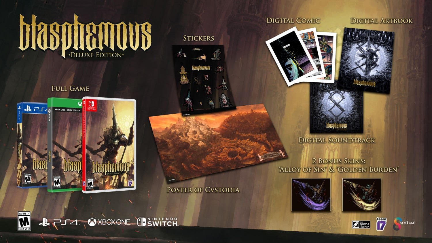 Blasphemous – Deluxe Edition Physical Edition – June 29, 2021
