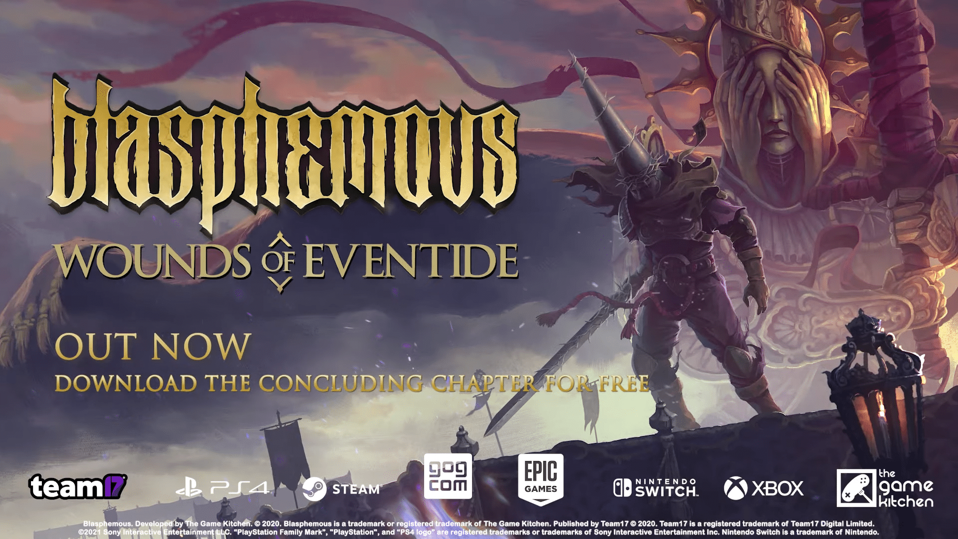 Blasphemous – Wounds Of The Eventide – Free DLC Live
