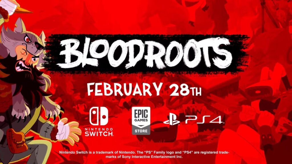 Bloodroots Launches February 28, 2020