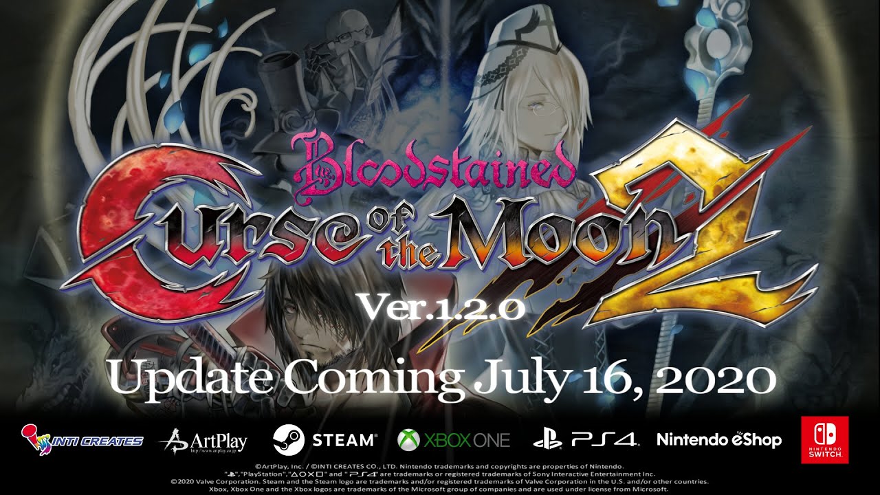 Bloodstained: Curse Of The Moon 2 – Version 1.2.0, Boss Rush Mode and more Bloodstained: Curse Of The Moon 2 – Version 1.2.0, Boss Rush Mode and more