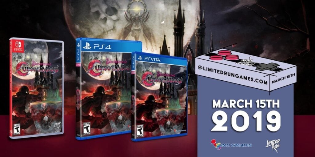Bloodstained: Curse Of The Moon physical edition announced by Limited Run Games Bloodstained: Curse Of The Moon physical edition announced by Limited Run Games