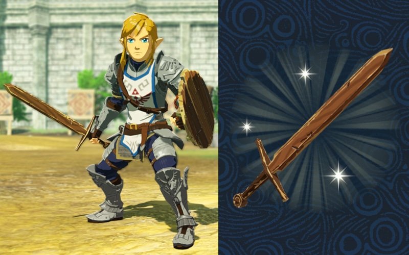 Bonus Training Sword-wapen voor Zelda: Breath of the Wild save data