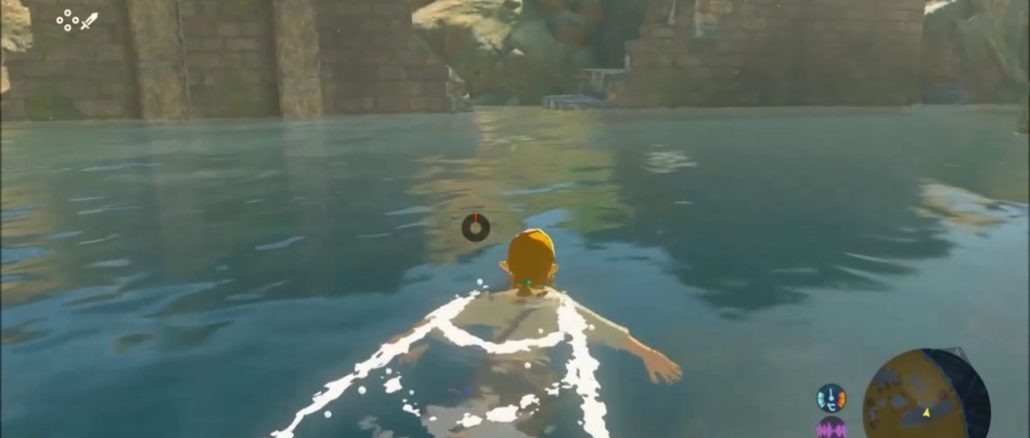 Breath of the Wild glitch – Beautiful view of lively setting underwater