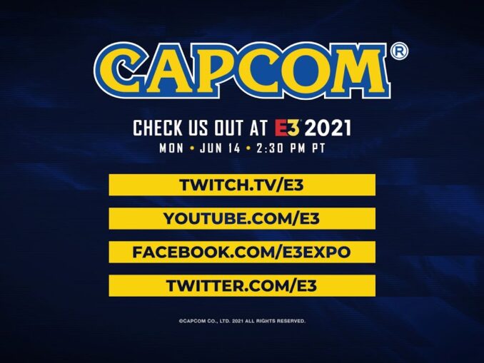 News - Capcom E3 2021 Showcase – June 14th