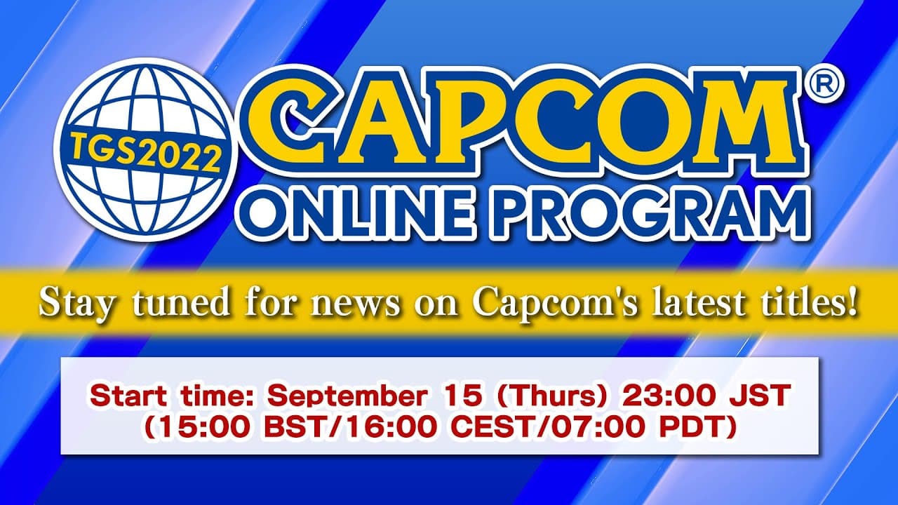 Capcom – Online Progam for September 15th 2022