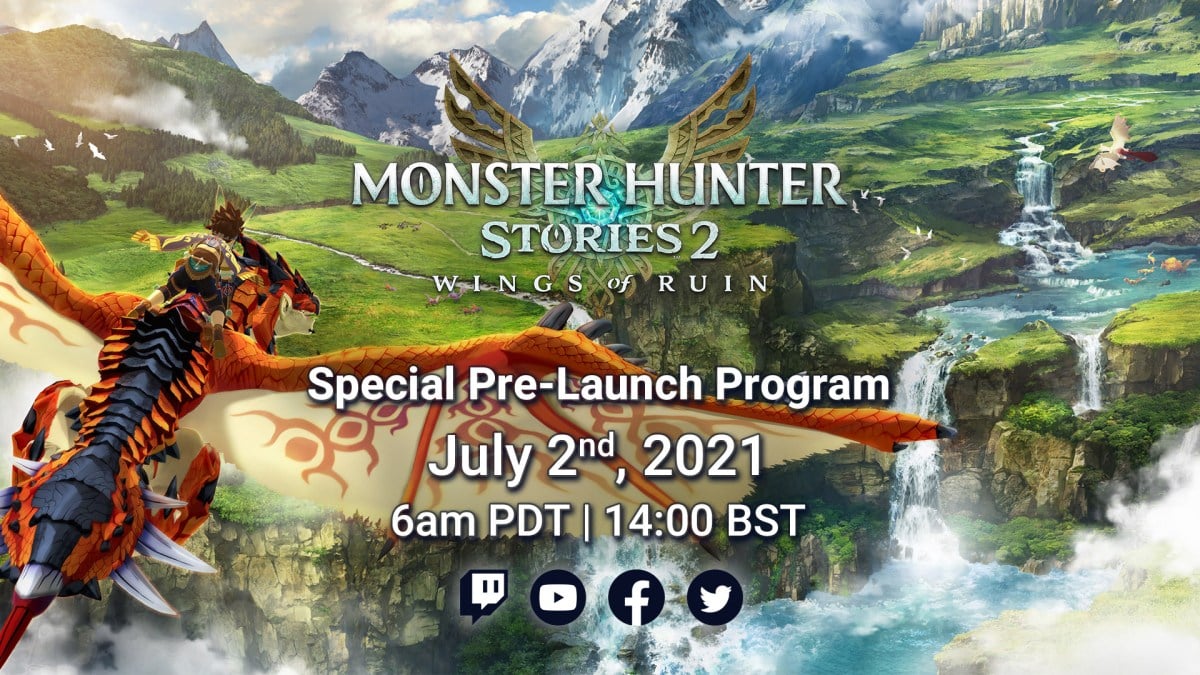 Capcom – Special Monster Hunter Stories 2 live stream on 2nd July
