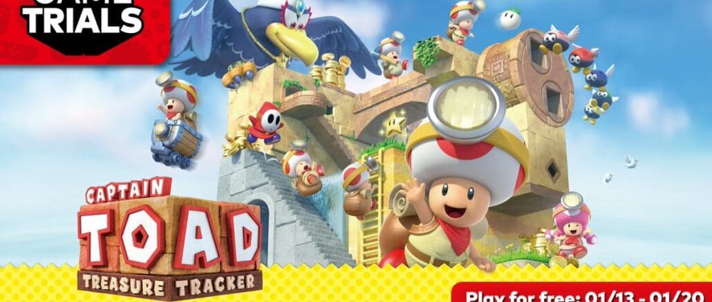Captain Toad: Treasure Tracker – Volgende Nintendo Switch Online Game Trial voor Noord-Amerika