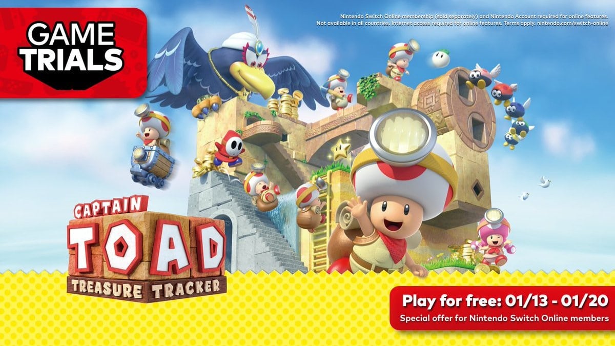 Captain Toad: Treasure Tracker – Next Nintendo Switch Online Game Trial for North America