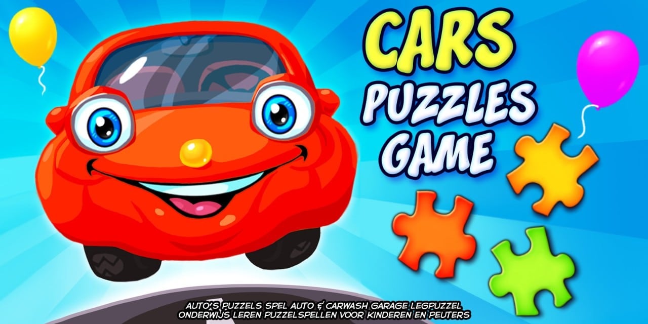 Cars Puzzles Game – auto’s puzzels spel auto & carwash garage legpuzzel onderwijs leren puzzelspellen voor kinderen en peuters