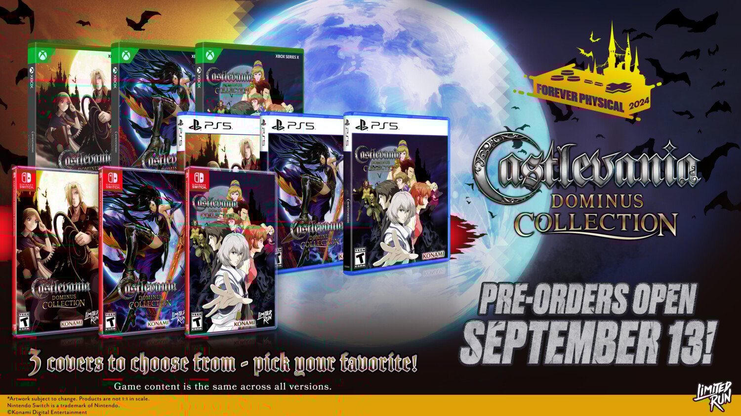 Castlevania Dominus Collection: Limited Run Games kondigt release van fysieke editie aan