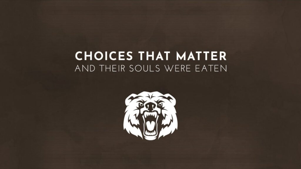 Choices That Matter: And Their Souls Were Eaten launches January 6th 2021