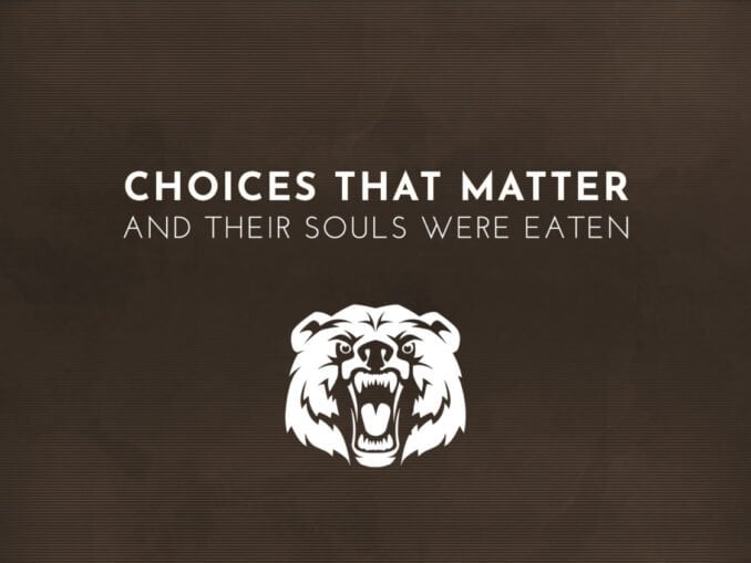 News - Choices That Matter: And Their Souls Were Eaten launches January 6th 2021 