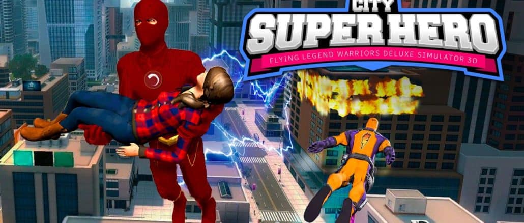 City Super Hero 3D – Flying Legend Warriors Deluxe Simulator