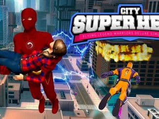 City Super Hero 3D – Flying Legend Warriors Deluxe Simulator