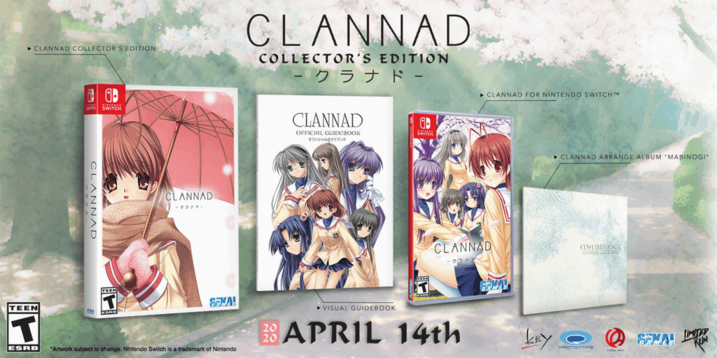 Clannad fysieke edities – Pre-order via Limited Run Games op 14 april