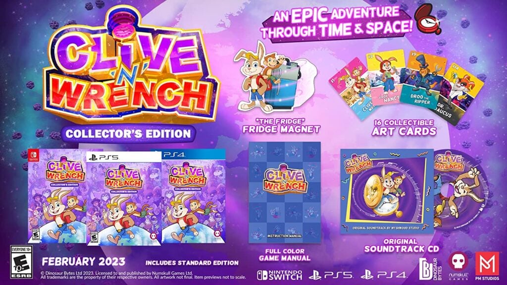 Clive ‘N’ Wrench – New Christmas Trailer + physical editions