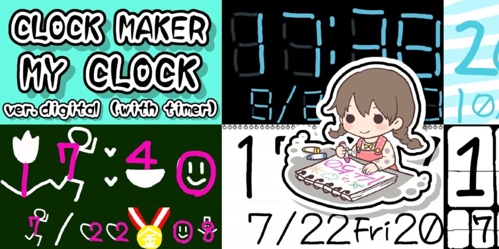 Clock Maker : My Clock – ver. digital (with timer)
