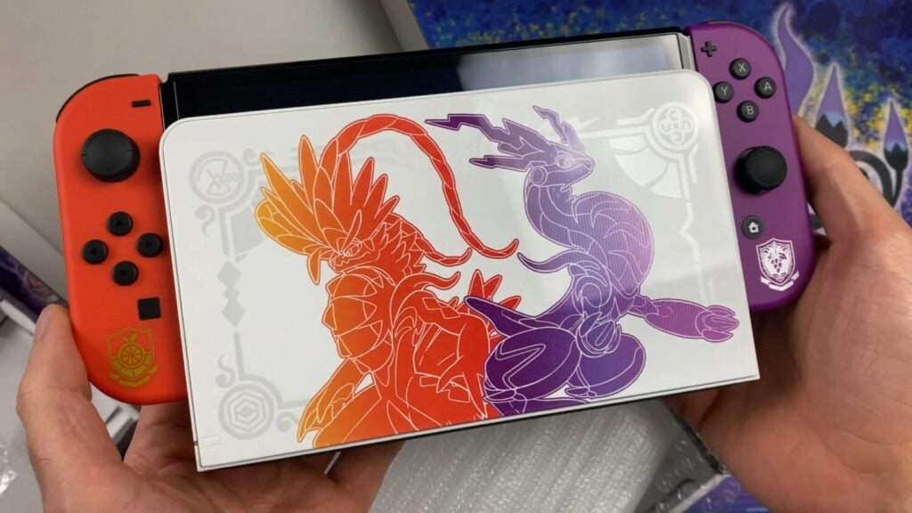 Close look at Pokemon Scarlet/Violet OLED Edition
