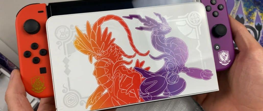 Close look at Pokemon Scarlet/Violet OLED Edition