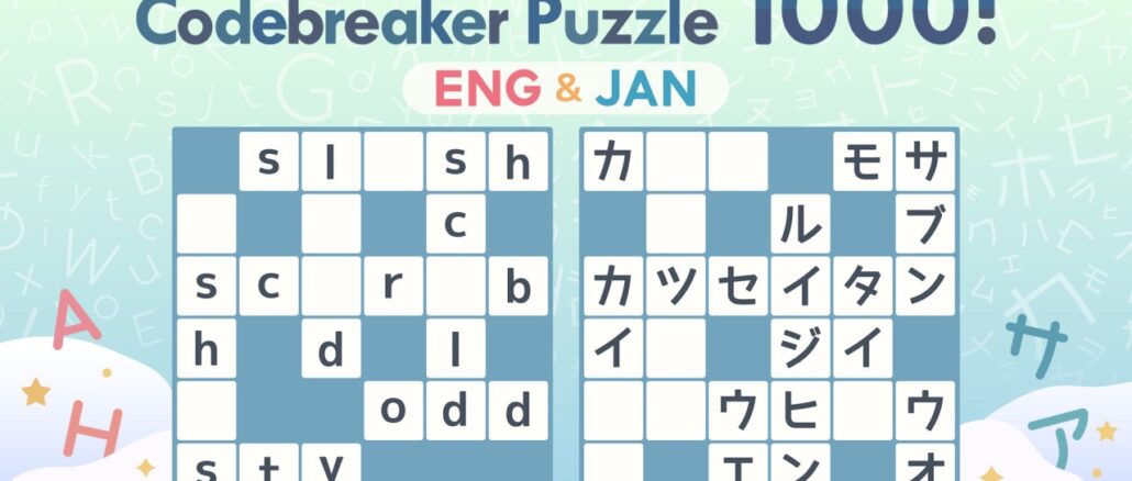 Codebreaker Puzzle 1000! ENG & JAN